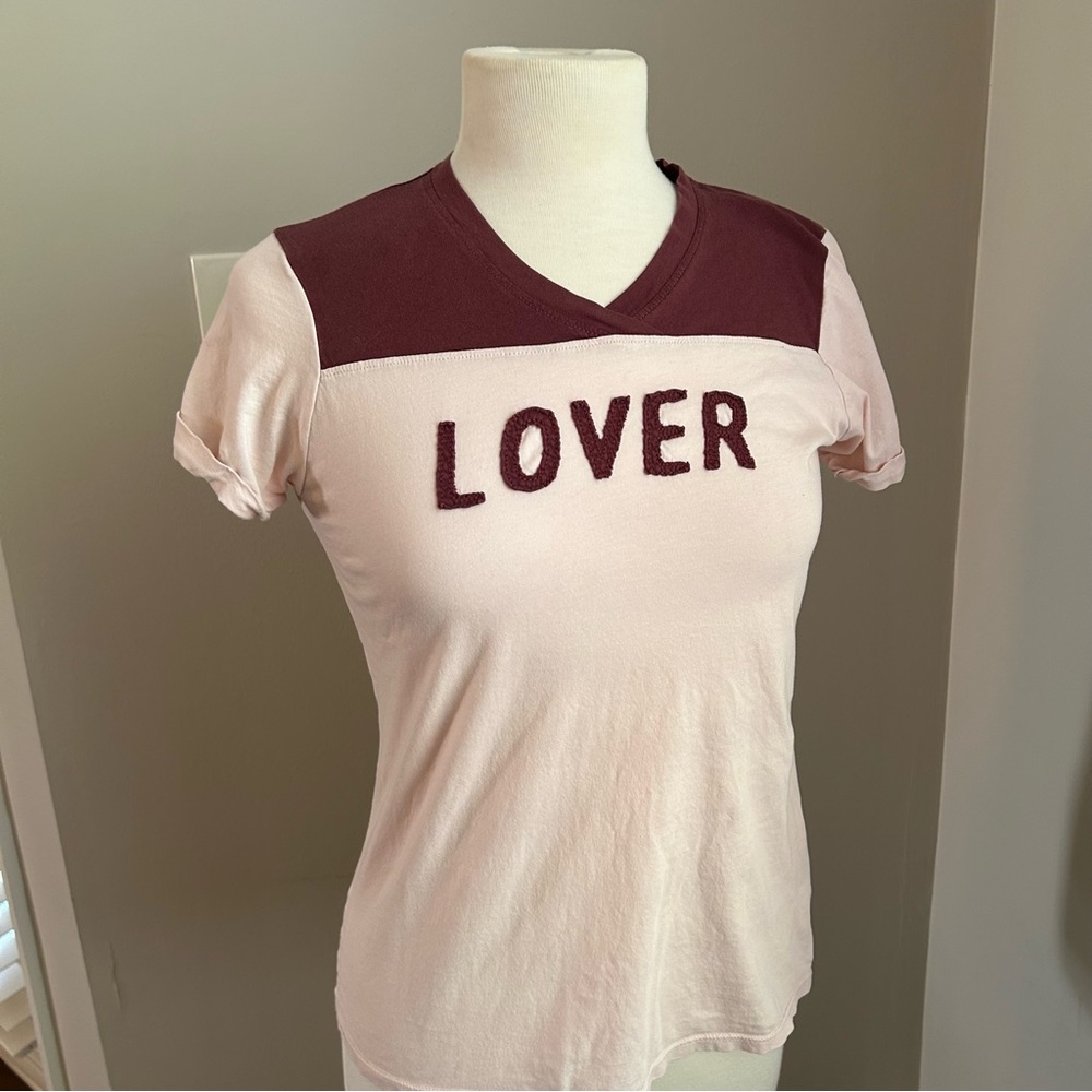 Nation LA LOVER FIGHTER Ringer Tee in Women’s XS